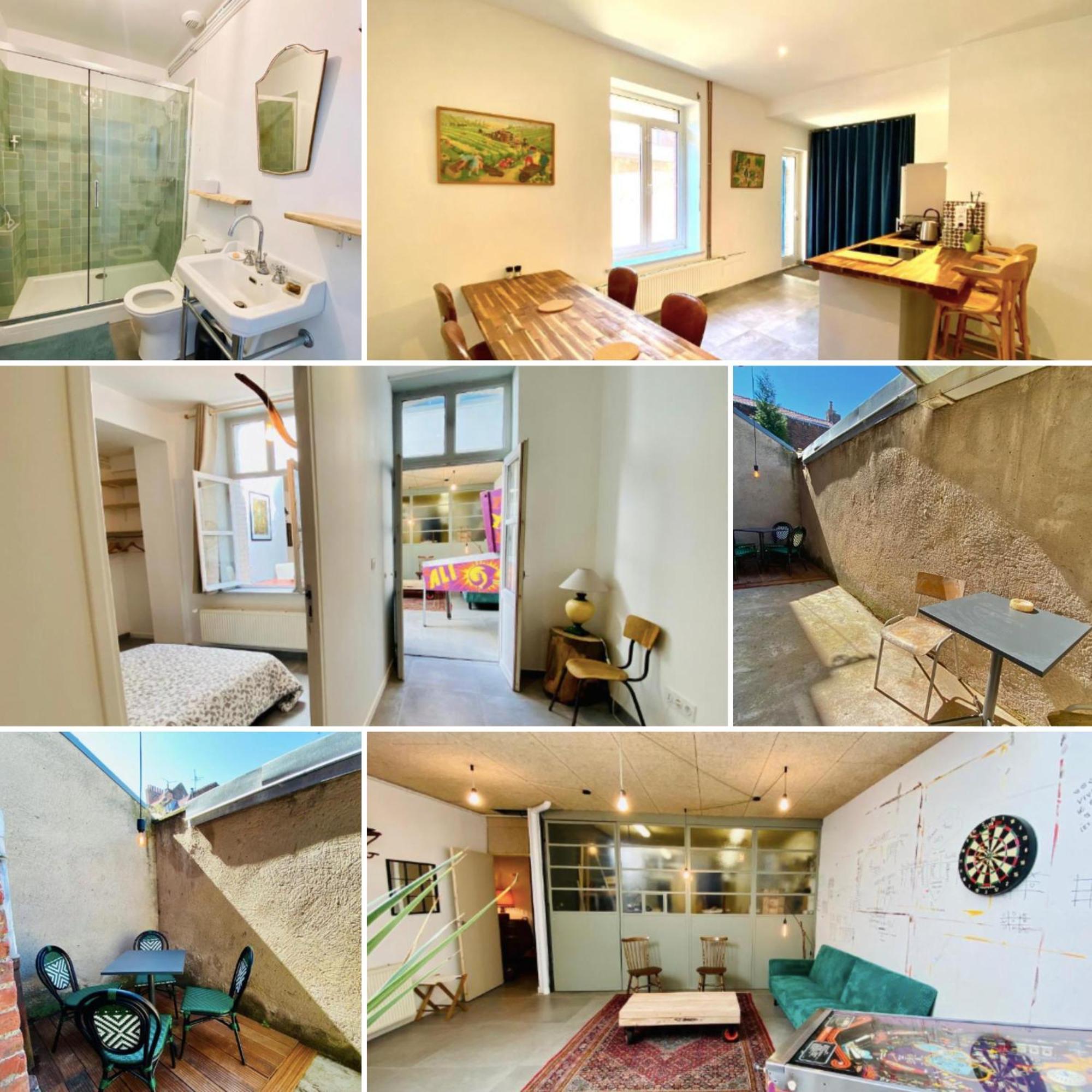 Oasis Urbaine - Spacieux Et Calme Avec Patio Лилль Экстерьер фото